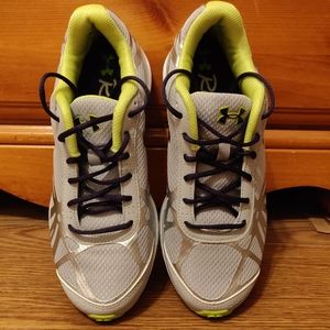 Under Armour gray running shoes, Size 8